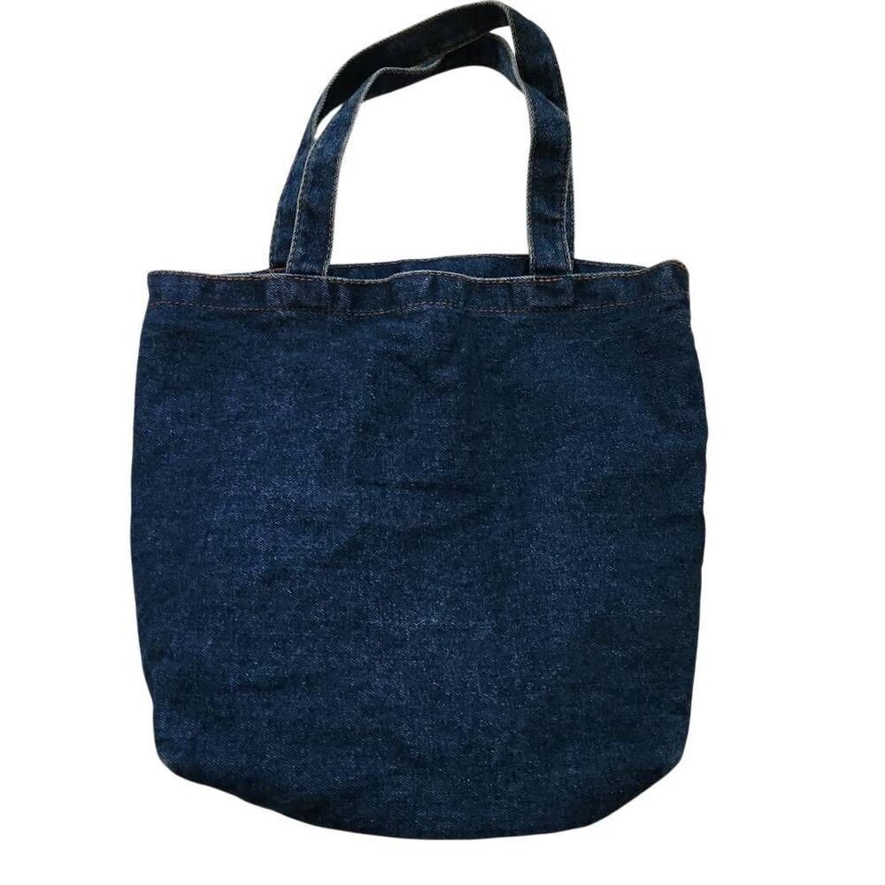 Lowe-Cornell Small Blue Denim Handbag